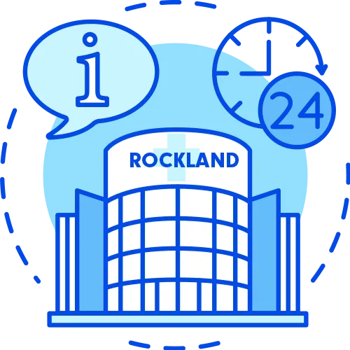 Rockland day surgery icon.