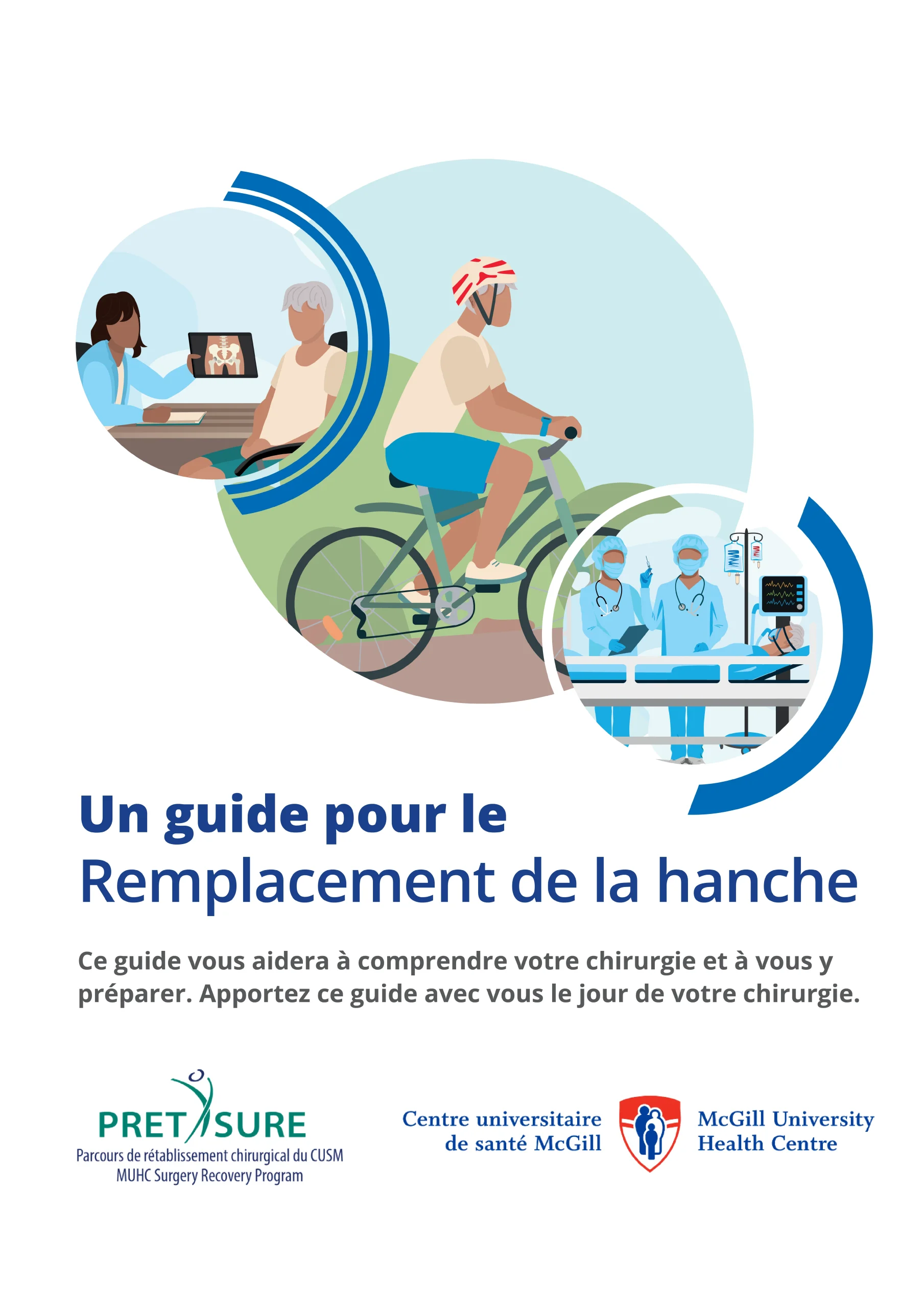 Hip Replacement booklet cover.