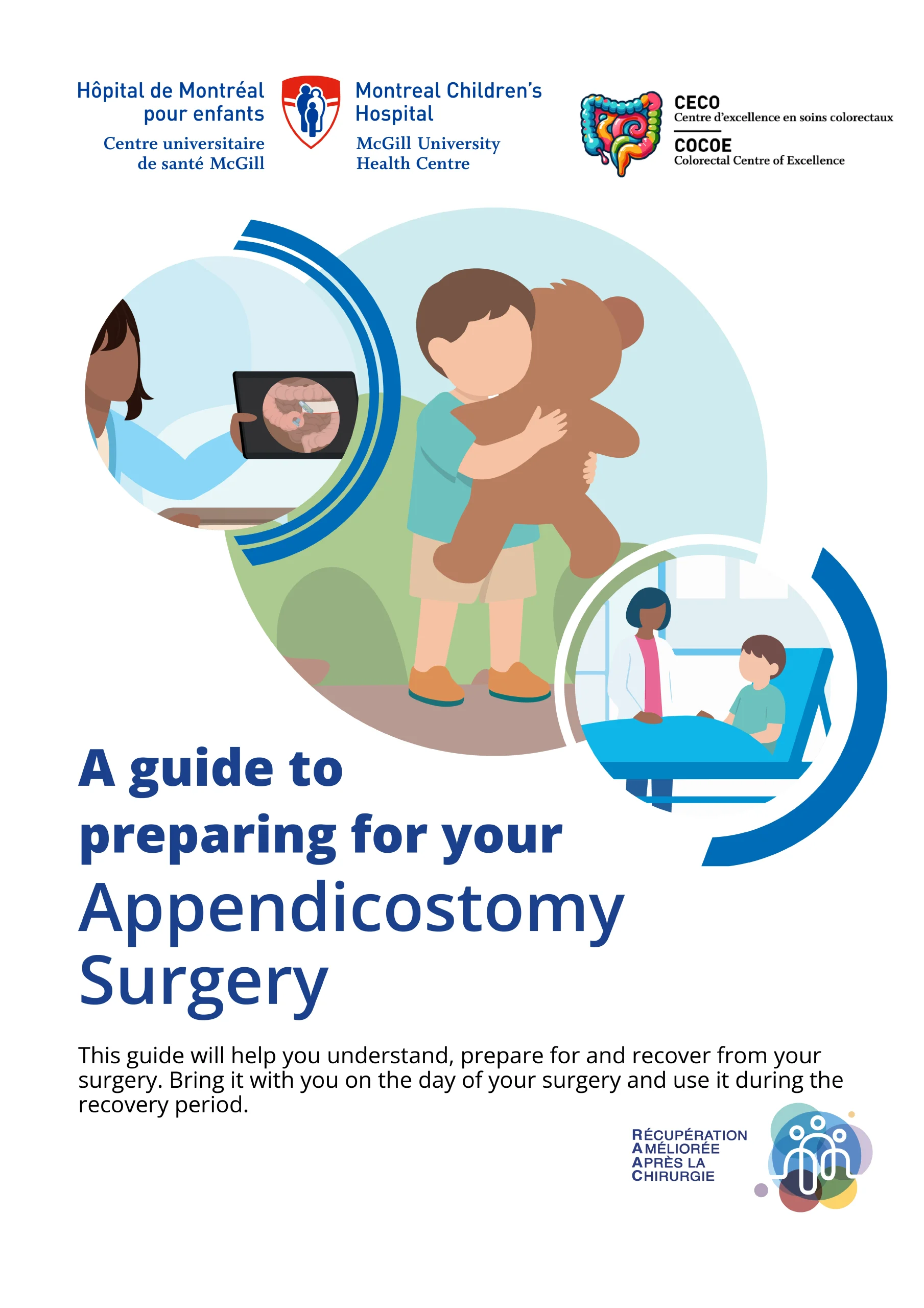 A guide to preparing for your Appendicostomy Surgery booklet cover.