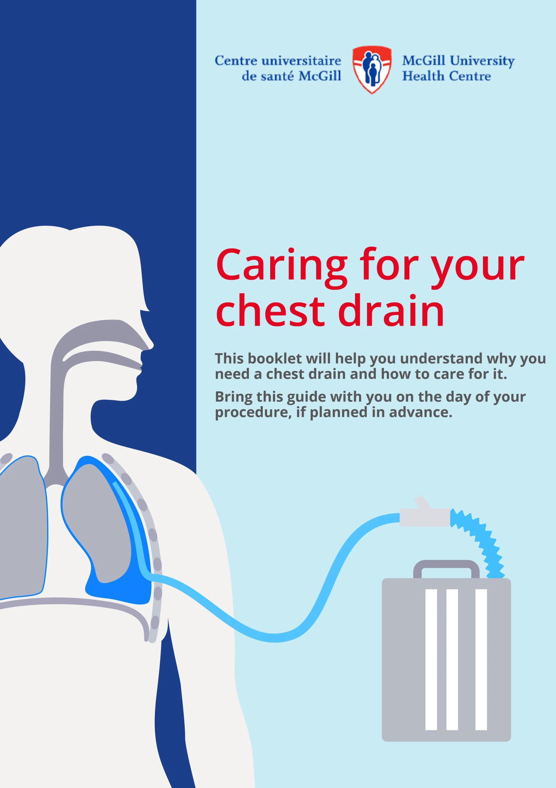 Chest Tubes booklet cover.