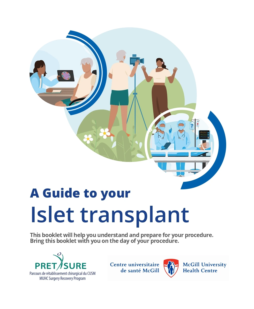 A Guide to your Islet transplant booklet cover.