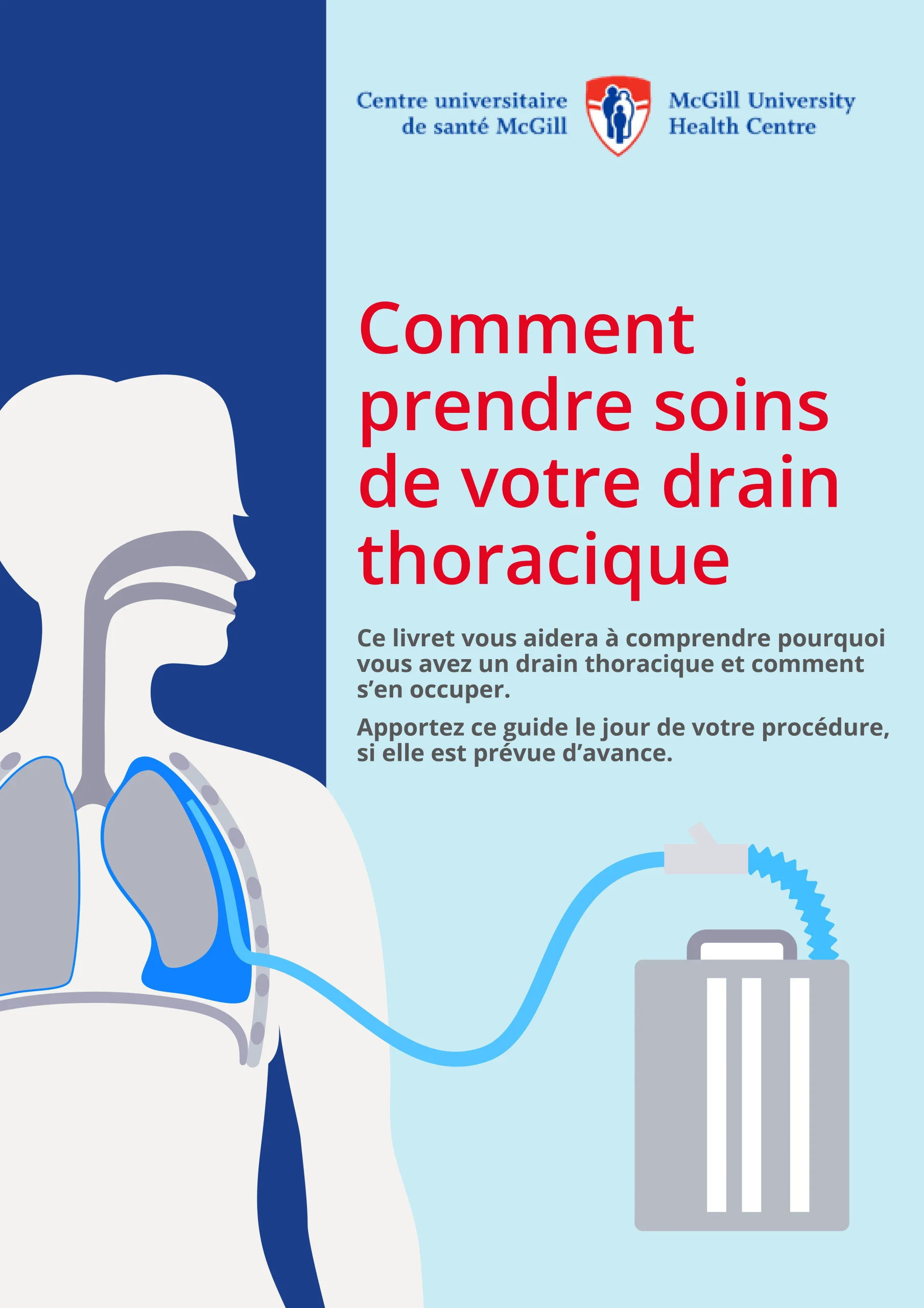 Chest Tubes booklet cover.