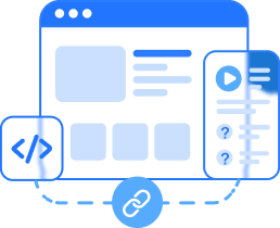 Portal website illustration.